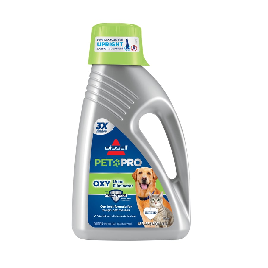 Bissell 48 Oz Pet Stain Remover Concentrated Steam Cleaner Chemical In The Steam Cleaner Chemicals Department At Lowes Com