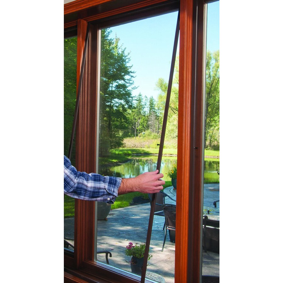 adjustable window screens at lowes