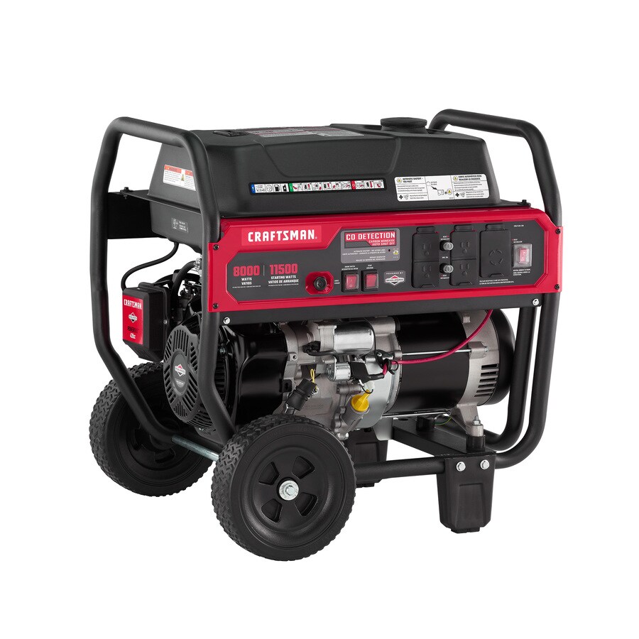 CRAFTSMAN CMXGGAS030791 8000-Watt Gasoline Portable Generator With ...