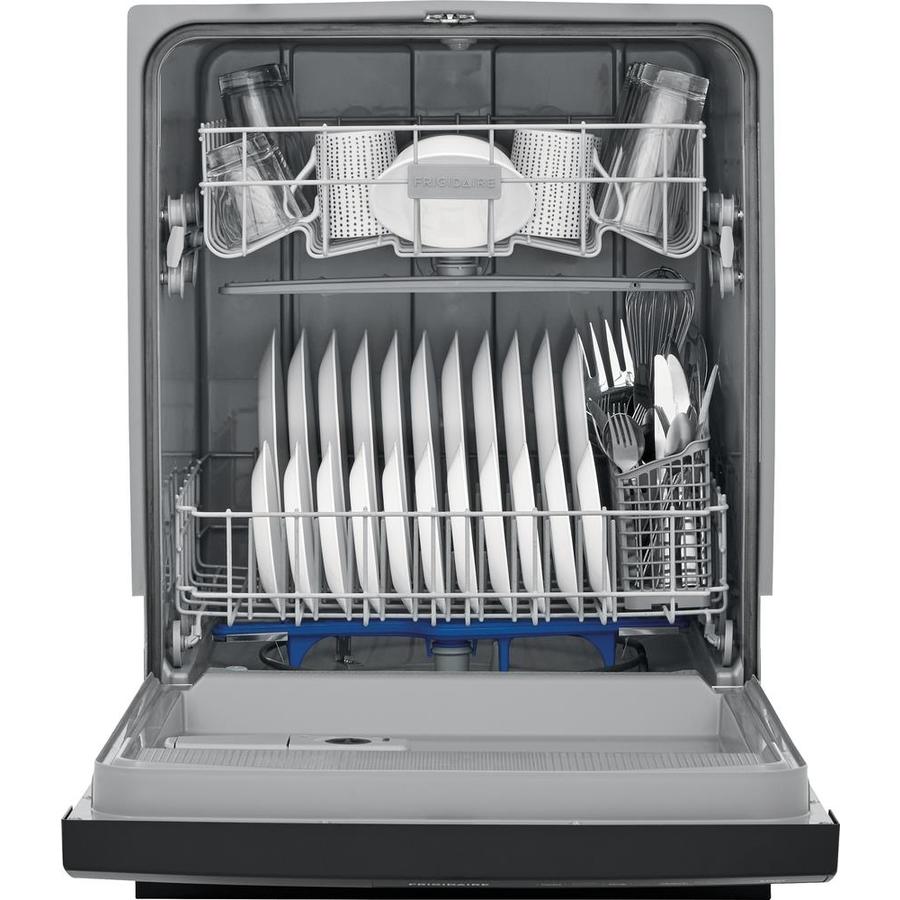 Frigidaire 55-Decibel Front Control 24-in Built-In Dishwasher (Black