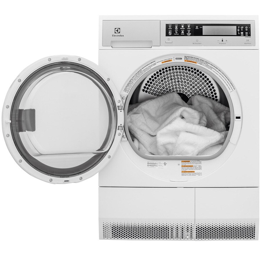 Shop Electrolux 4 Cu Ft Stackable Ventless Electric Dryer White At 4544