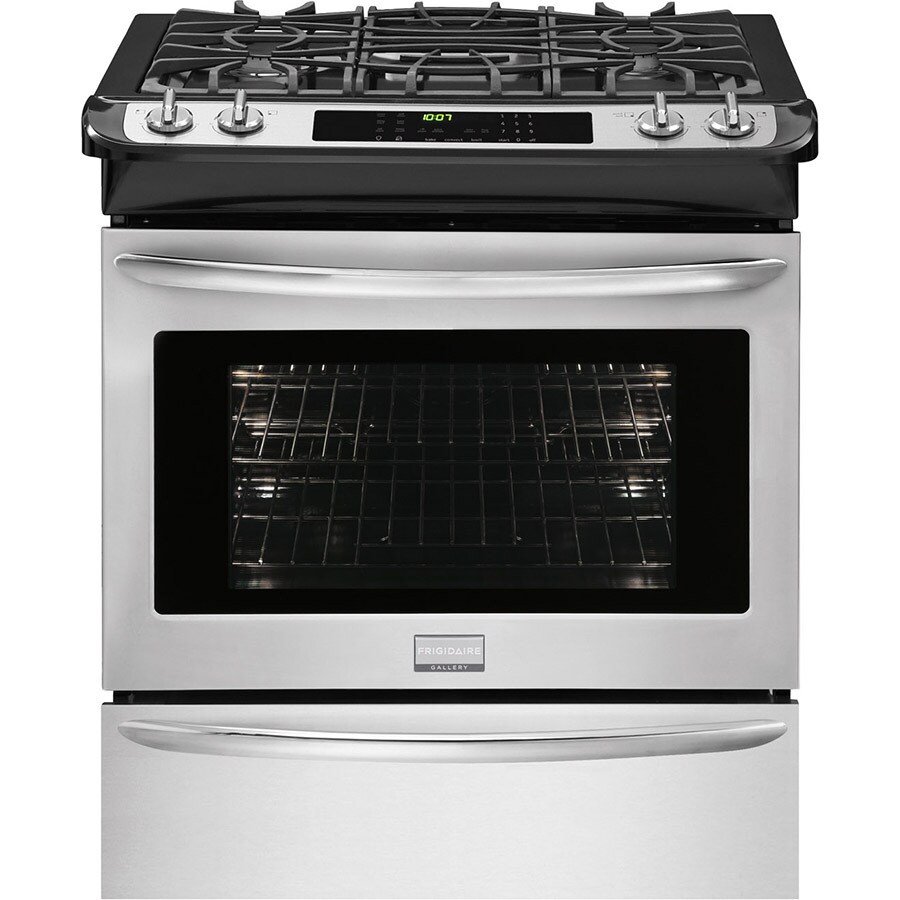 Shop Frigidaire Gallery 4Burner Convection Single Oven Dual Fuel Range