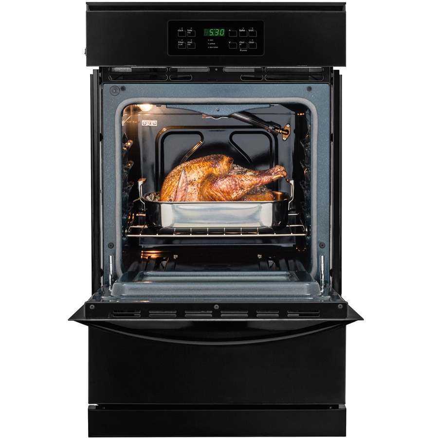 Frigidaire 24-in Self-cleaning Single Gas Wall Oven (Black) In The Gas ...