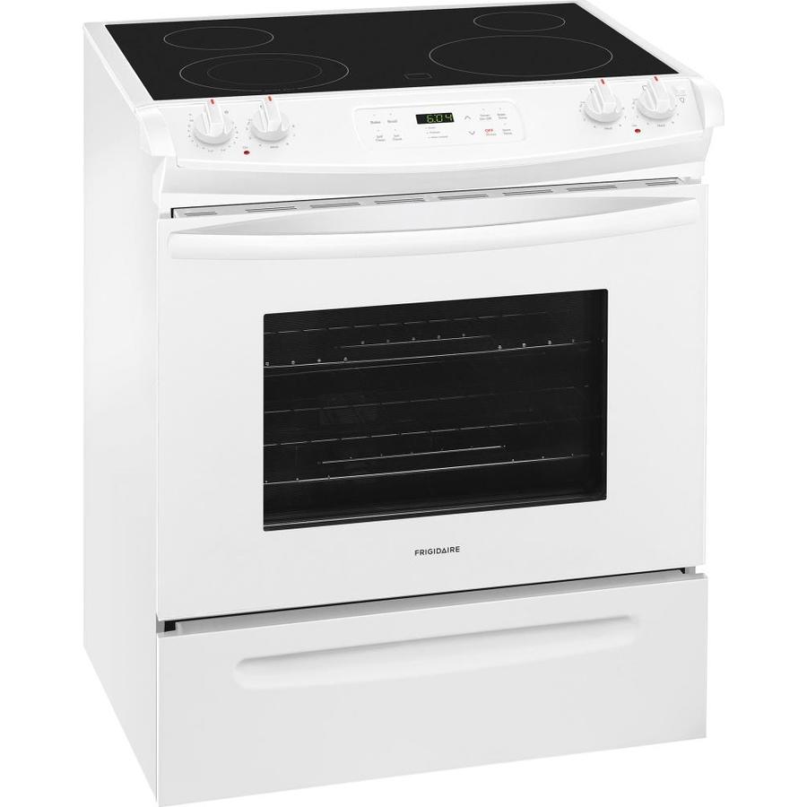 Frigidaire Smooth Surface Self-cleaning Slide-in Electric Range (white 