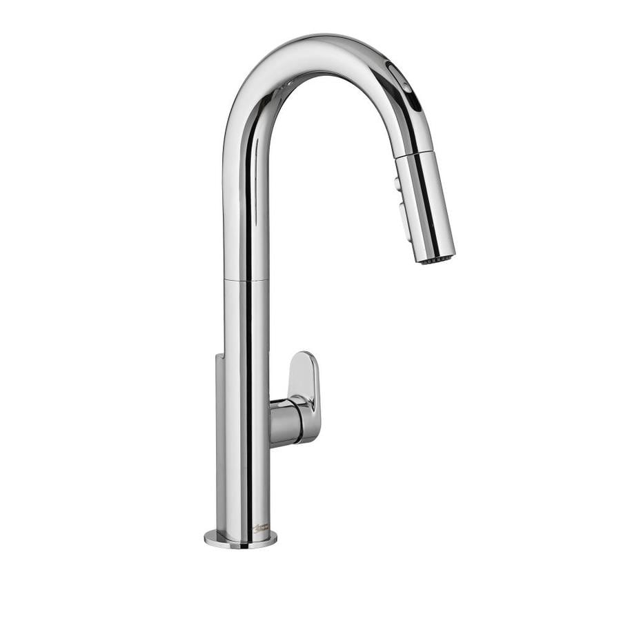 American Standard Beale Polished Chrome 1 Handle Deck Mount Pull Down Touch Kitchen Faucet In The Kitchen Faucets Department At Lowescom