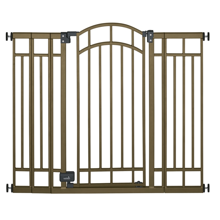 x 36-in Bronze Metal Safety Gate 