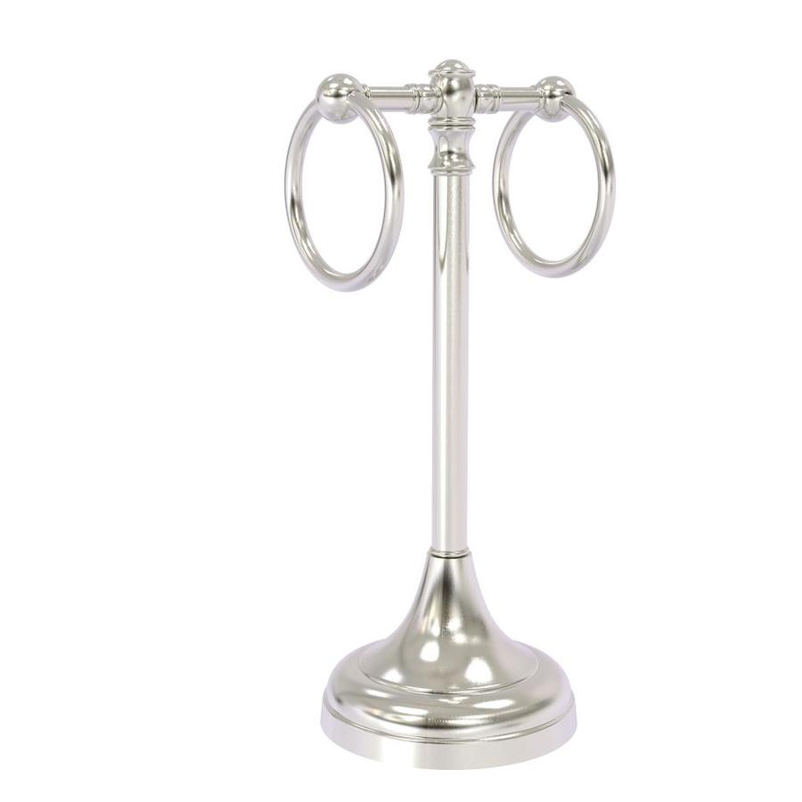 Allied Brass Carolina Satin Nickel Freestanding Countertop Towel Ring In The Towel Rings Department At Lowes Com