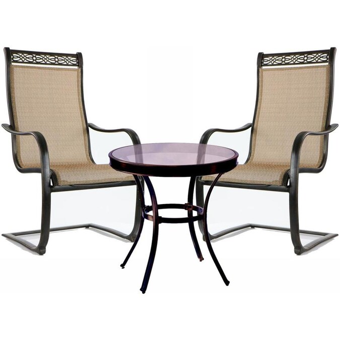 Hanover Monaco 3 Piece Bronze Frame Bistro Patio Set With Cedar In The Dining Sets Department At Com - Monaco Rattan Patio Set Hanover Monaco 3 Piece Bronze Frame Bistro Patio Set With Cedar In The Dining Sets Department At Com - Monaco Rattan Patio Set