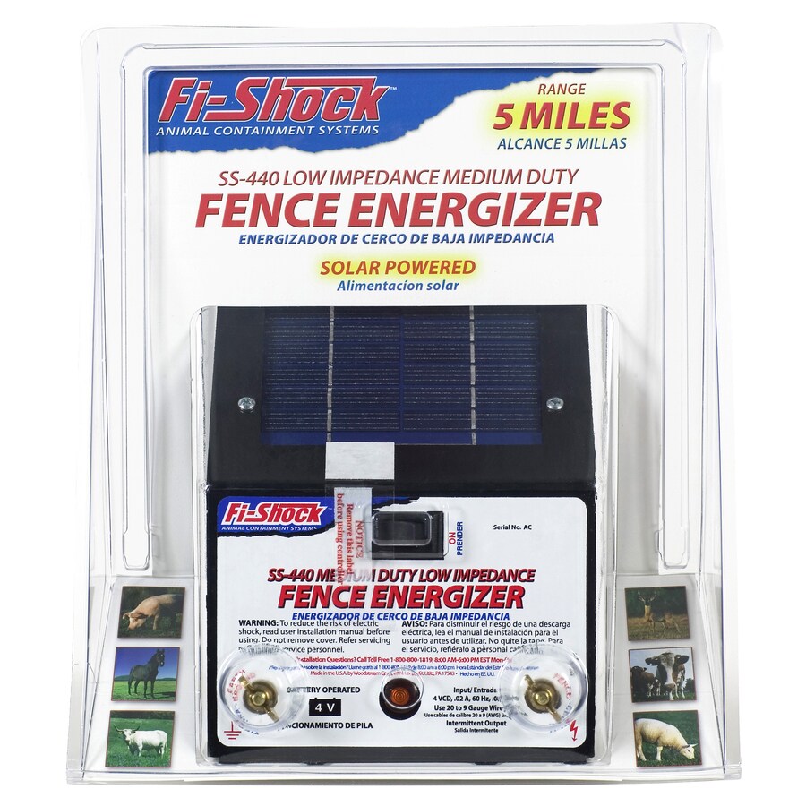 Fi-Shock EAC100M-FS AC Low Impedance Energizer FENCE CHARGER 100 Miles 6226864 