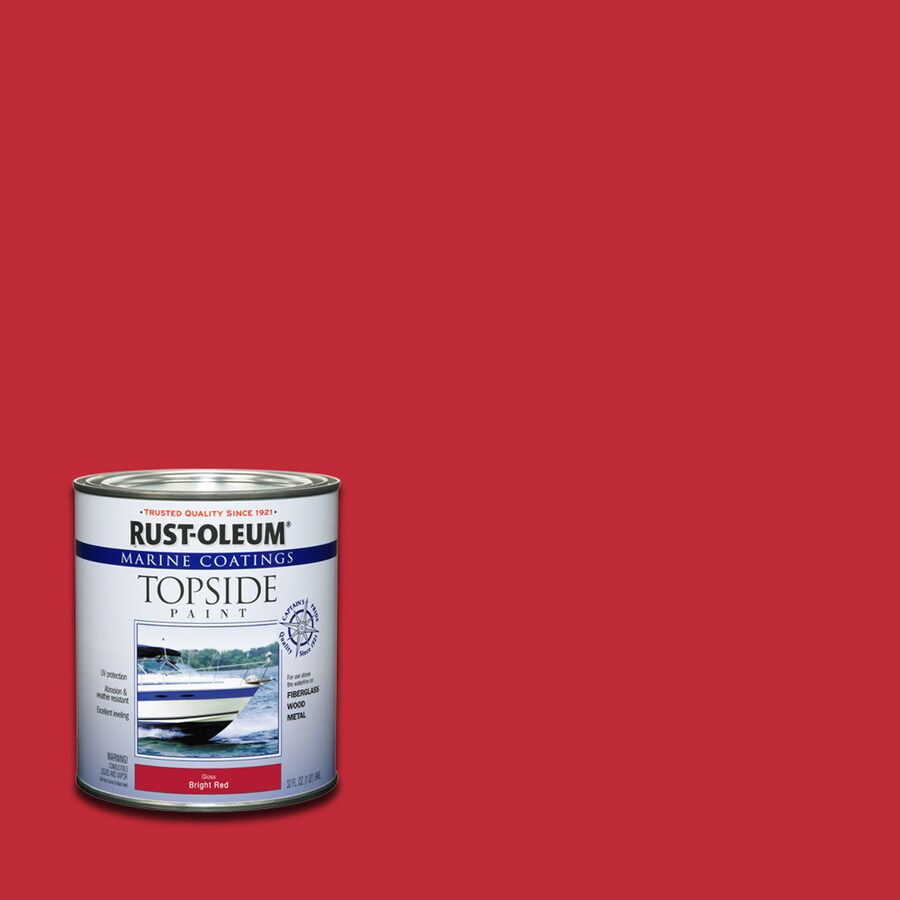 RustOleum Marine coatings Bright Red Gloss Enamel OilBased Marine