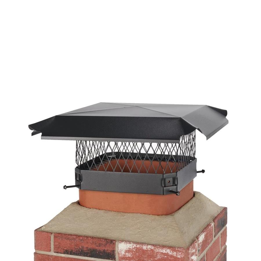 shelter chimney cap black steel