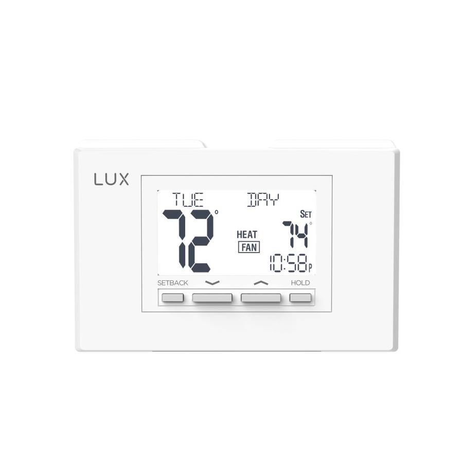 Lux 7 Day Programmable Thermostat In The Programmable Thermostats Department At 6910