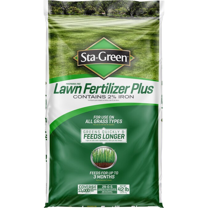 Sta-Green StaGreen 29-0-5 FL Lwn Fert Plus 15M in the Lawn Fertilizer
