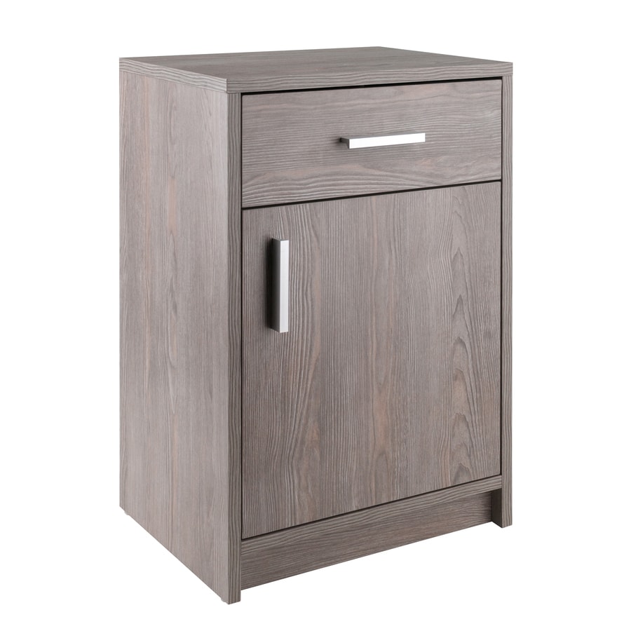 Winsome Wood Astra Ash Gray Nightstand In The Nightstands Department At Lowes Com