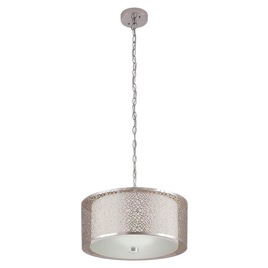 Justice Design Fab 9517 Textile Reveal Modern 48 Drum Pendant Lighting Fixture Jus Fab 9517