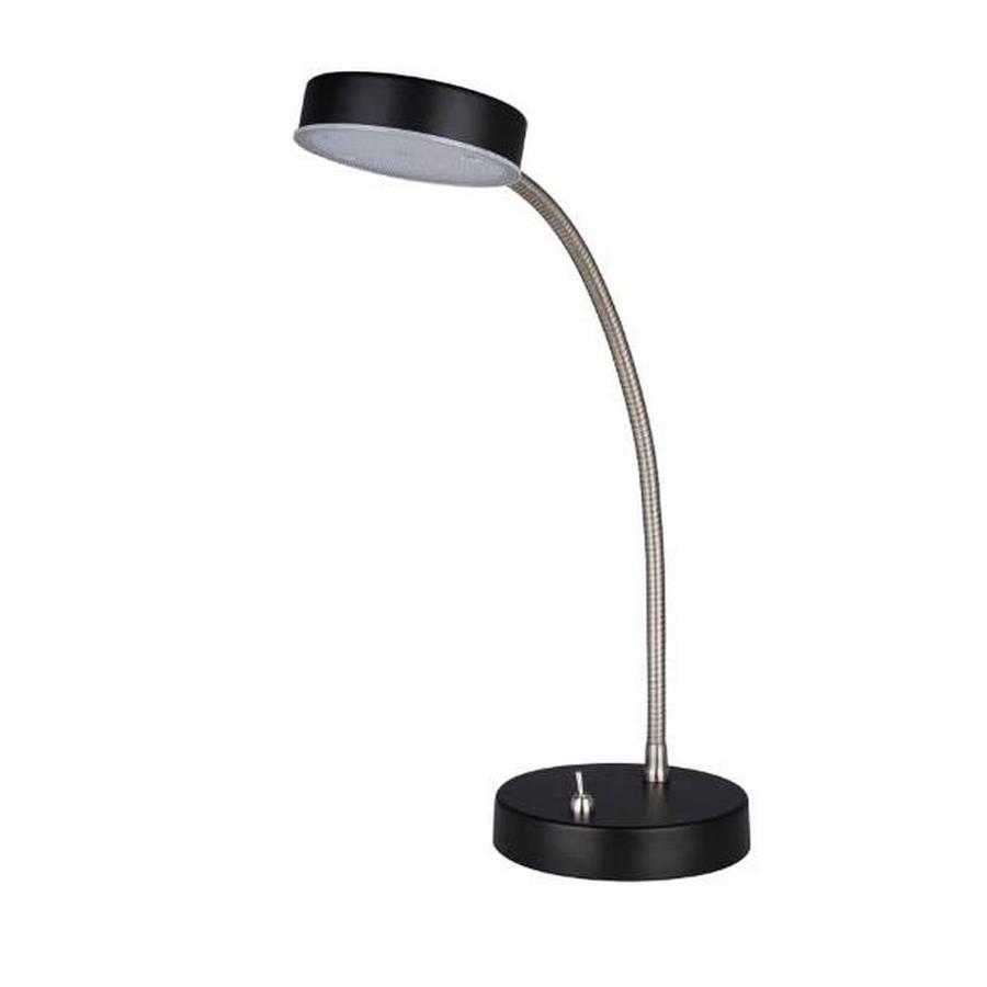 Matte Black Swing-arm Desk Lamp with 