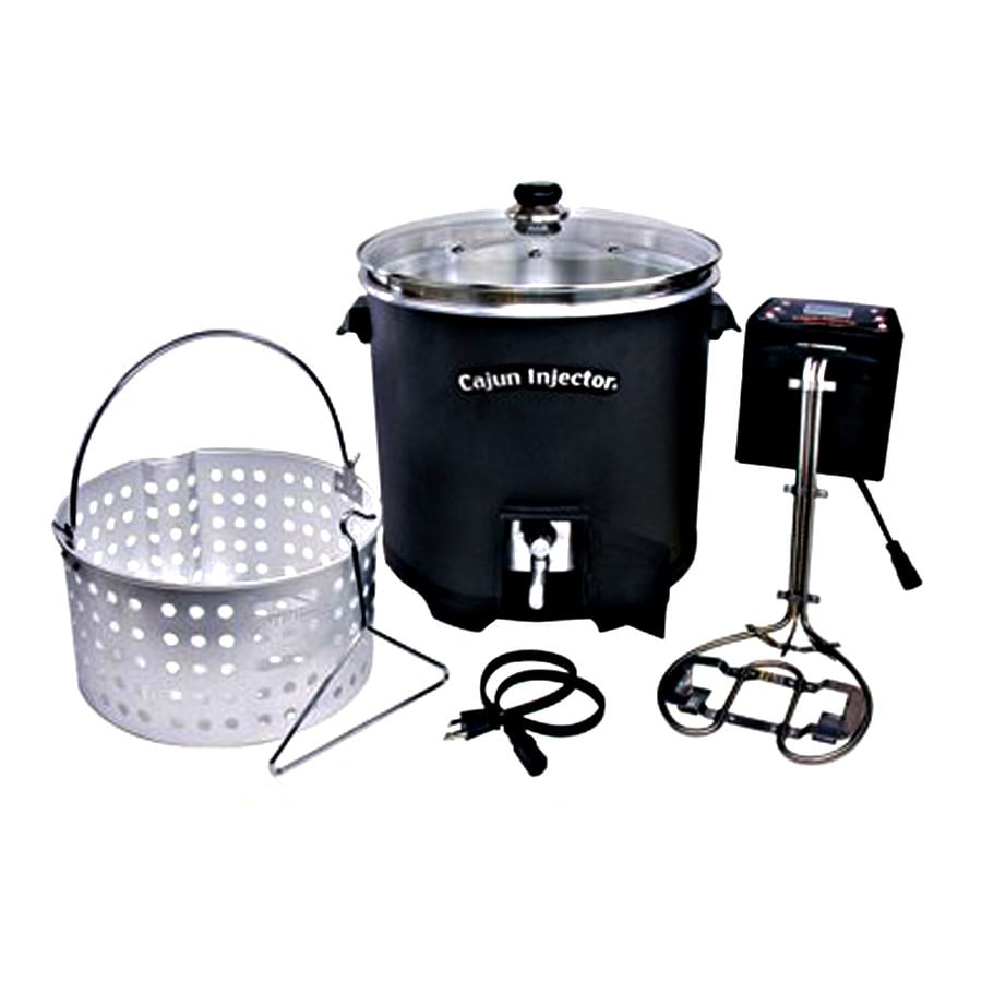 Shop Cajun Injector 30Quart Electric Turkey Fryer with Timer at