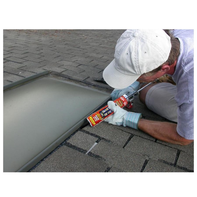 LEAK STOPPER 10.1-fl oz Fibered Waterproofer Cement Roof Sealant at