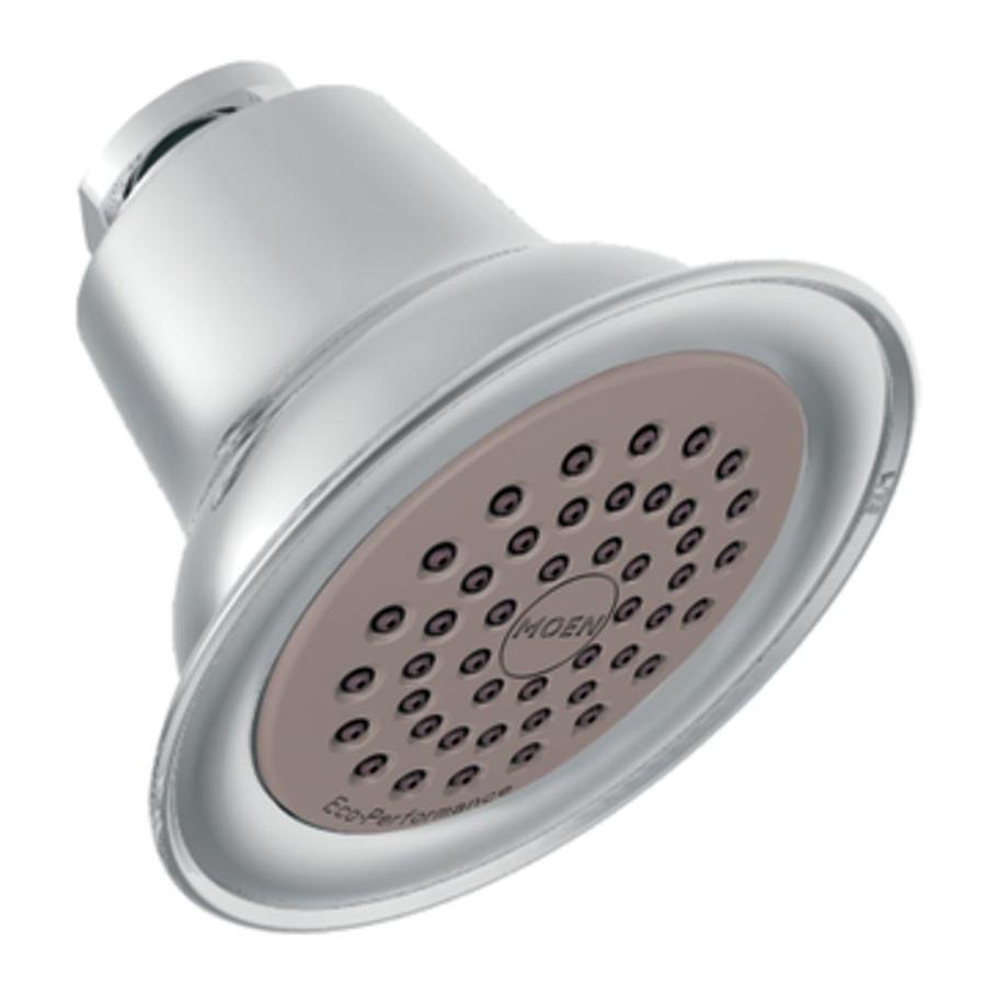 Moen Chrome 1 Spray Shower Head 1 75 Gpm 6 6 Lpm In The Shower Heads Department At Lowes Com