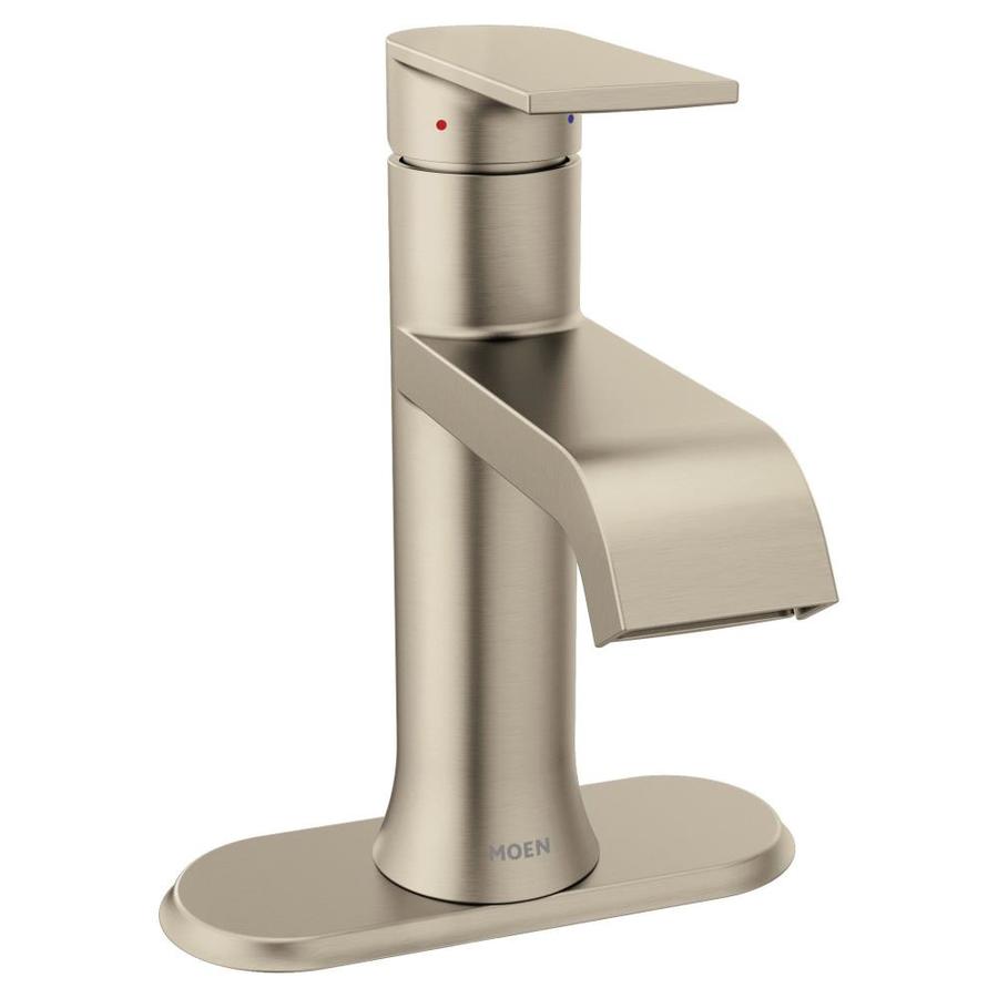 Moen Moen 6702BN Genta OneHandle Single Hole Modern Bathroom Sink