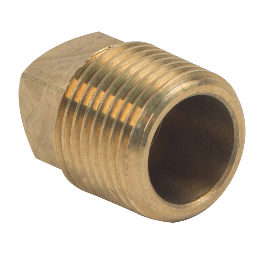 BrassCraft 3/8in dia Threaded Adapter Plug Fitting in the Brass