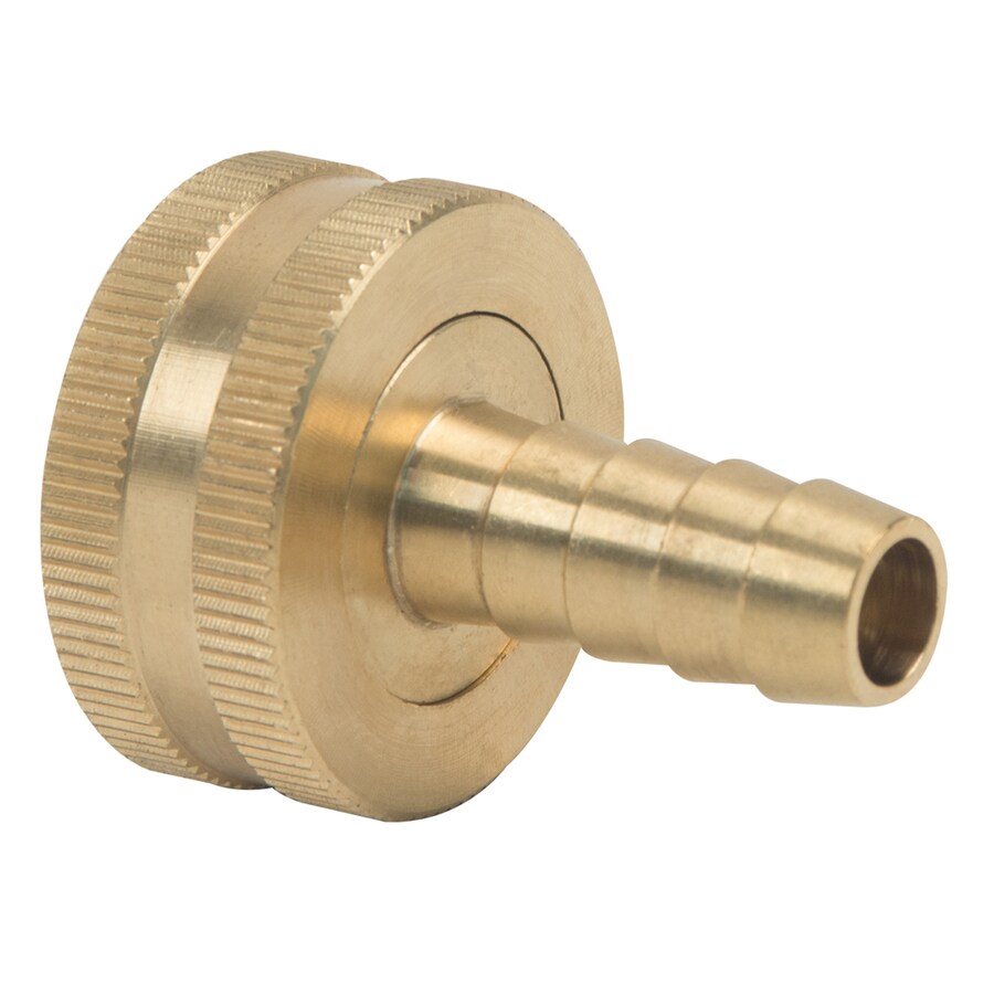 Brasscraft 3 8 In X 3 4 In Dia Barbed Barb X Garden Hose Adapter Fitting In The Brass Fittings