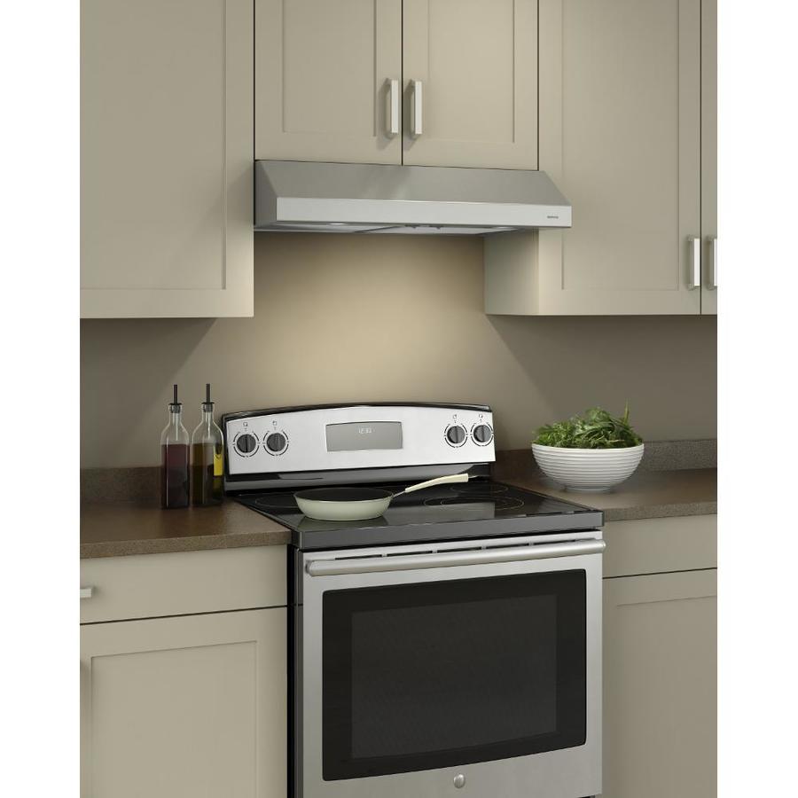 Broan 36-in Convertible Stainless Steel Undercabinet Range Hood in the Undercabinet Range Hoods 