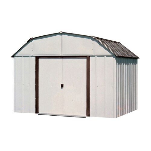 Arrow Ft X Ft Galvanized Steel Storage Shed Actuals Ft X