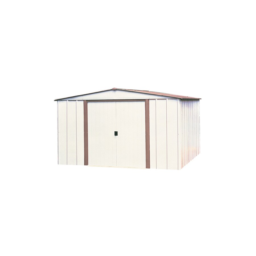 Arrow Galvanized Steel Storage Shed (Common: 10-ft x 8-ft; Interior 