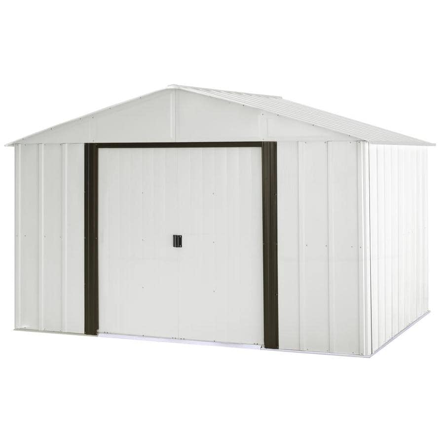 Arrow Galvanized Steel Storage Shed (Common: 10-ft x 8-ft; Interior 