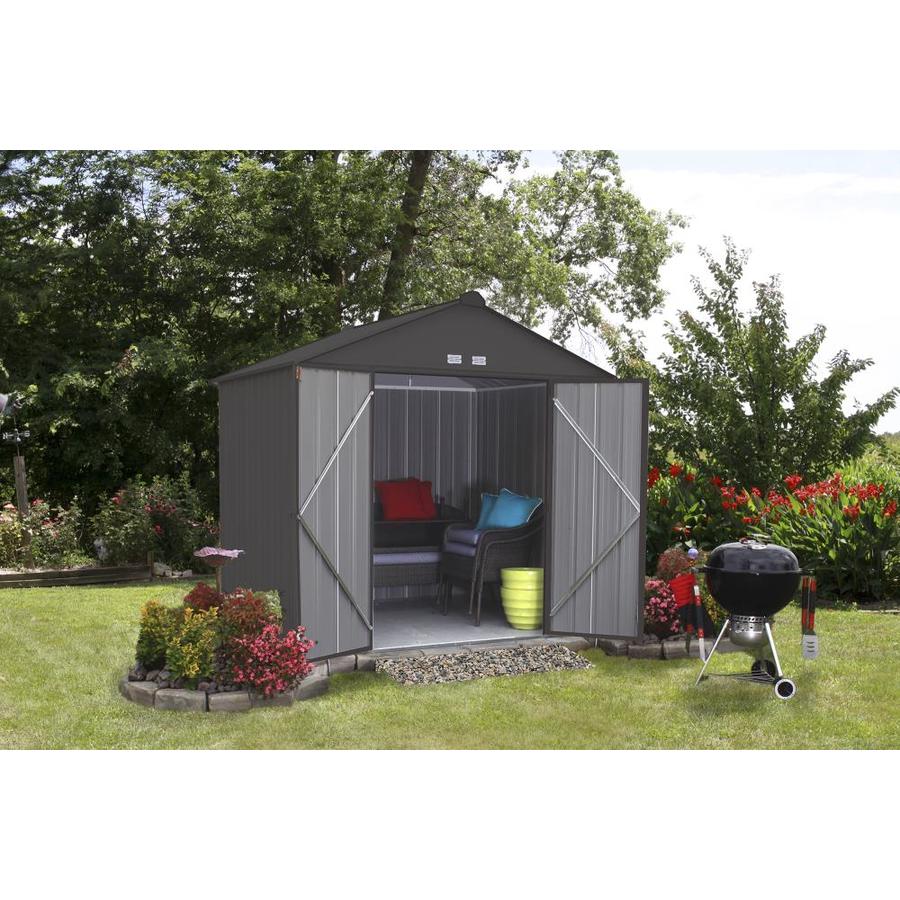 Arrow 8-ft X 7-ft EZEE Shed Galvanized Steel Storage Shed In The Metal ...