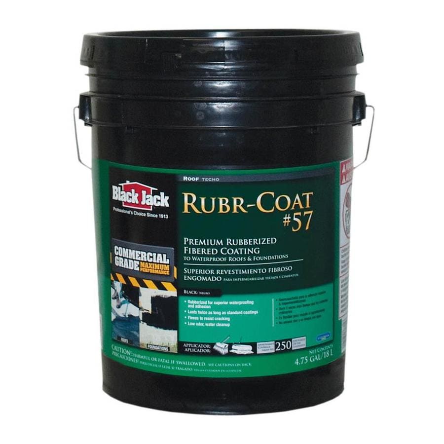 black jack fibered aluminum roof coating