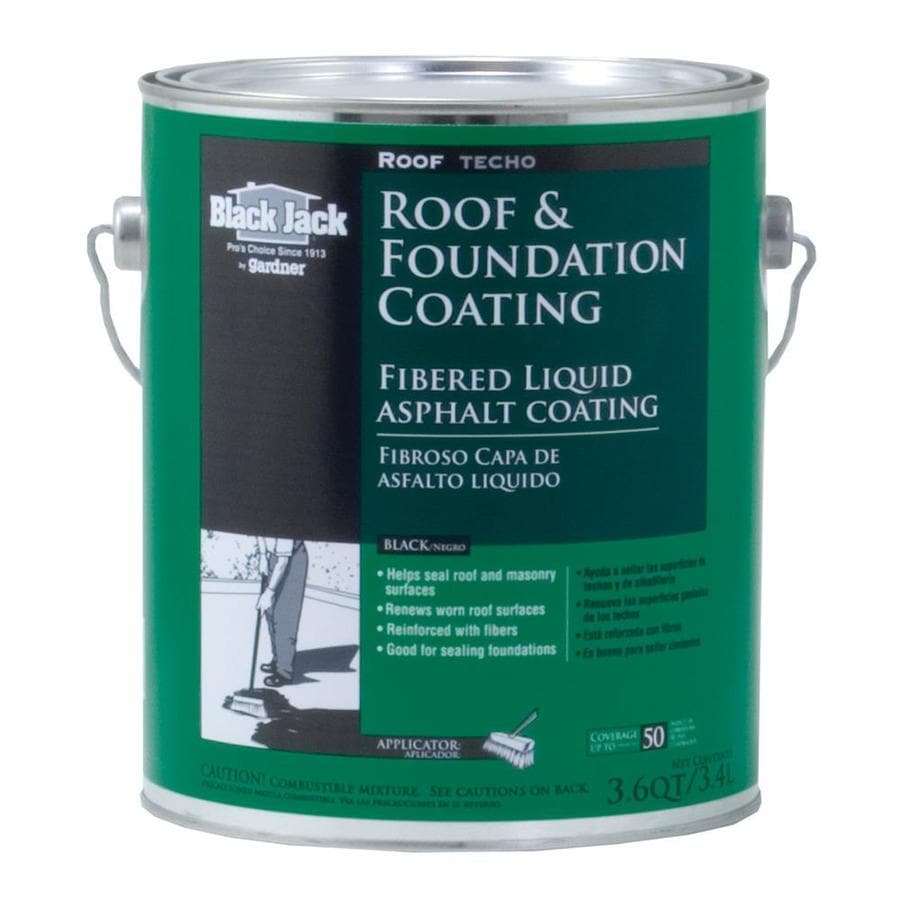 black jack fibered aluminum roof coating