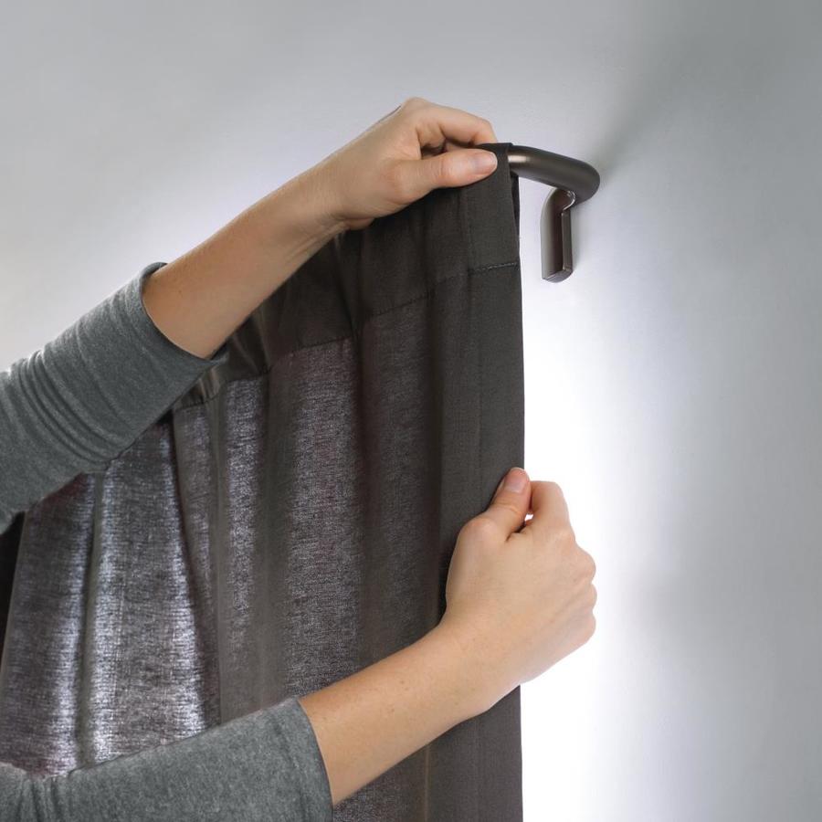 nickle plated umbra curtain rod holders