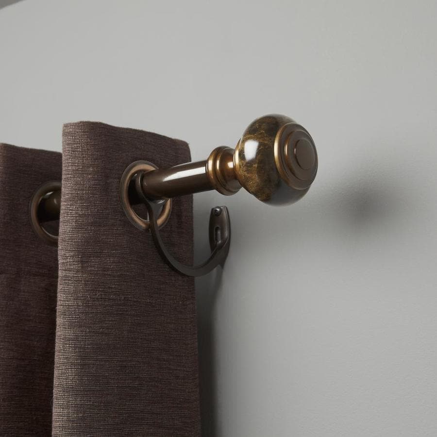 umbra curtain rod bronze
