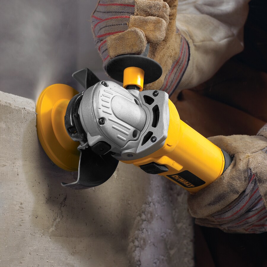 DEWALT 5-in 13-Amp Sliding Switch Corded Angle Grinder At Lowes.com