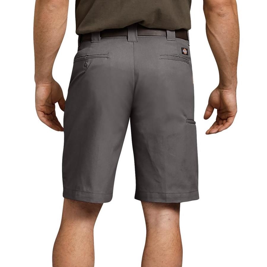grey work shorts