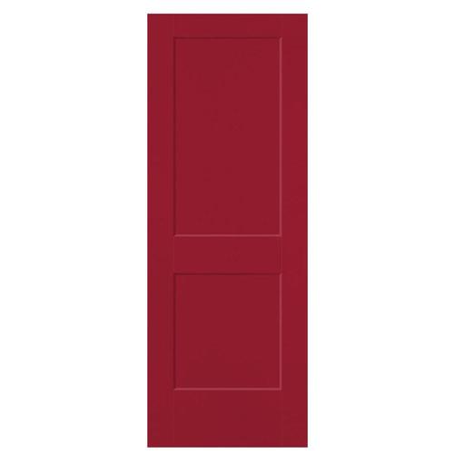 Masonite Logan Barn Red Panel Square Hollow Core Molded Composite