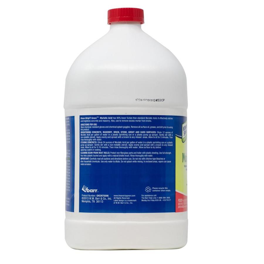 muriatic acid for pools algae