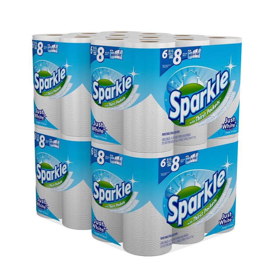 Sparkle Sparkle® White Pas 2 Ply Paper Towel 24 Giant in the Paper