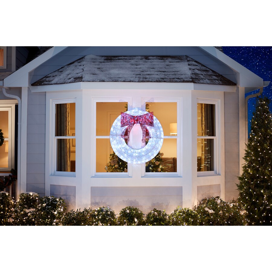 Outdoor Christmas Wreaths With Led Lights 