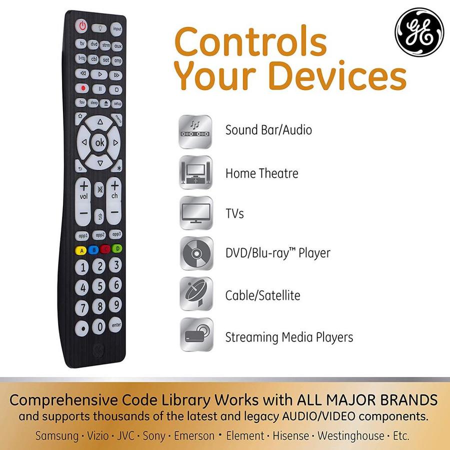 Ge universal remote codes for polaroid tv