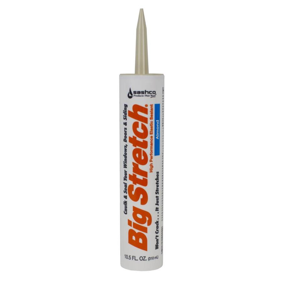 Big Stretch 12-Pack 10.5-fl oz Almond Paintable Latex Caulk in the