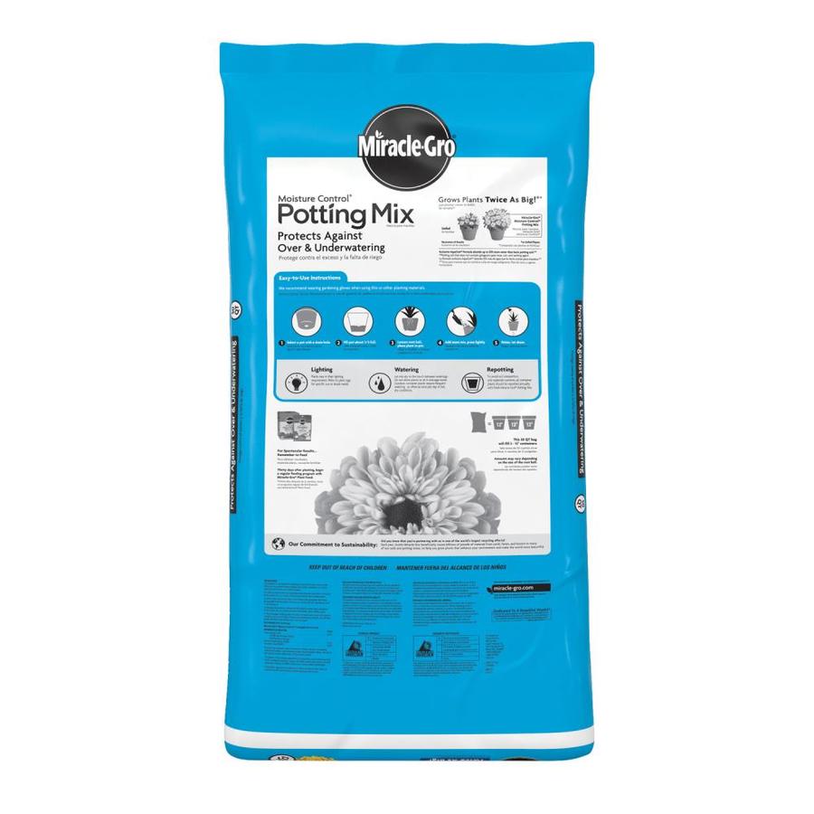 Miracle Gro Moisture Control 50 Quart Potting Soil Mix In The Soil Department At Lowes Com