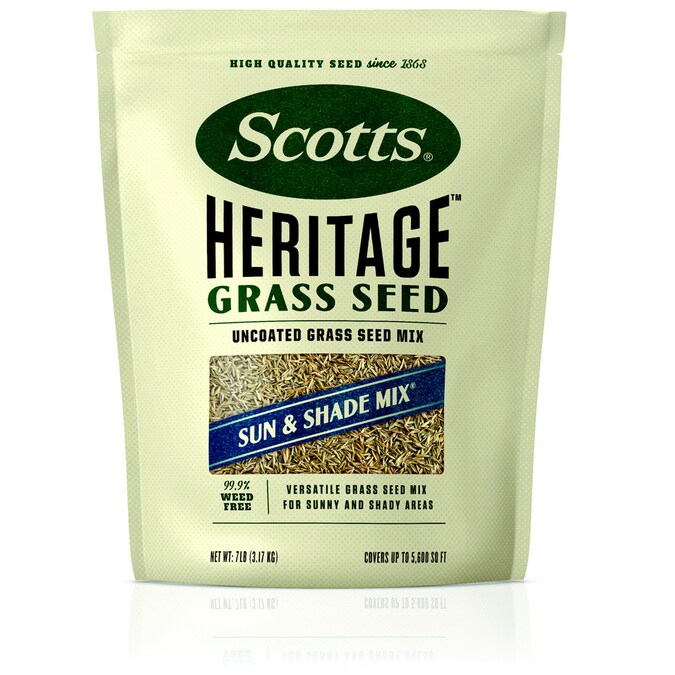 Scotts Heritage Sun and Shade 7-lb Perennial Ryegrass Grass Seed in the