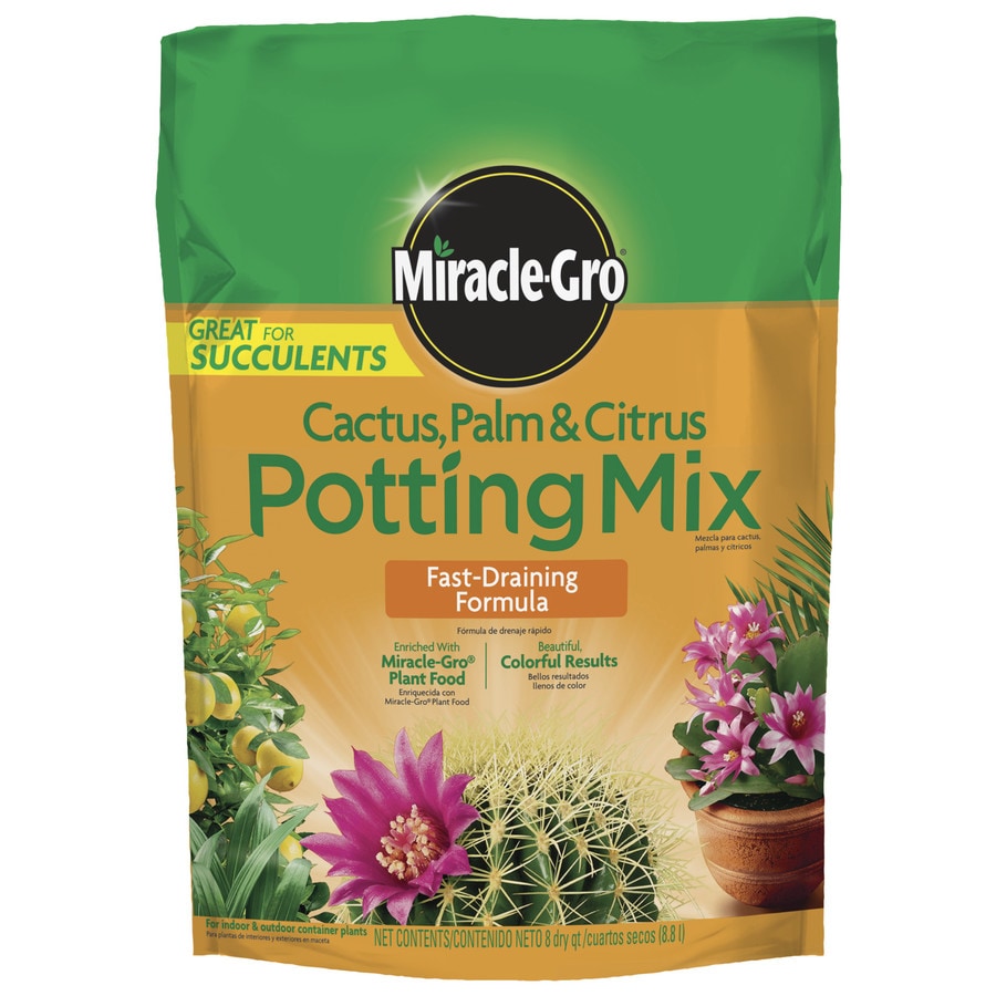 Miracle Gro 8 Quart Potting Soil Mix In The Soil Department At Lowes Com