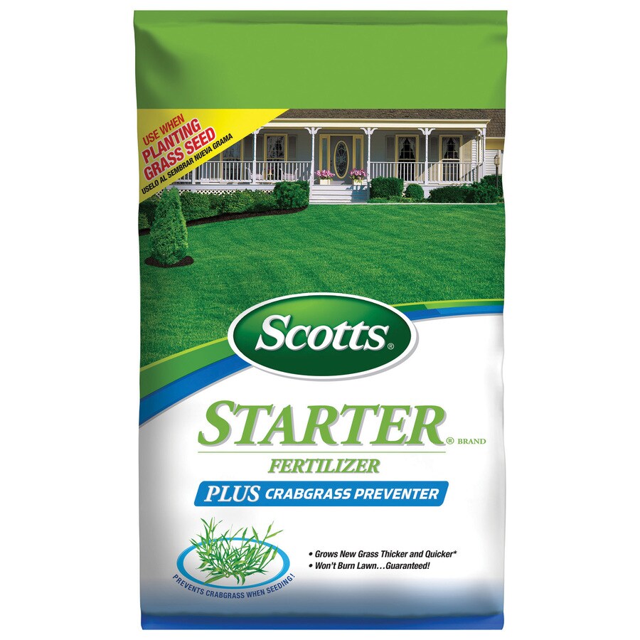 Shop Scotts 5,000-sq ft Starter Plus Crabgrass Preventer Lawn