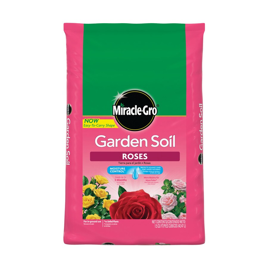 Miracle Gro Rose 1 5 Cu Ft Garden Soil In The Soil Department At Lowes Com