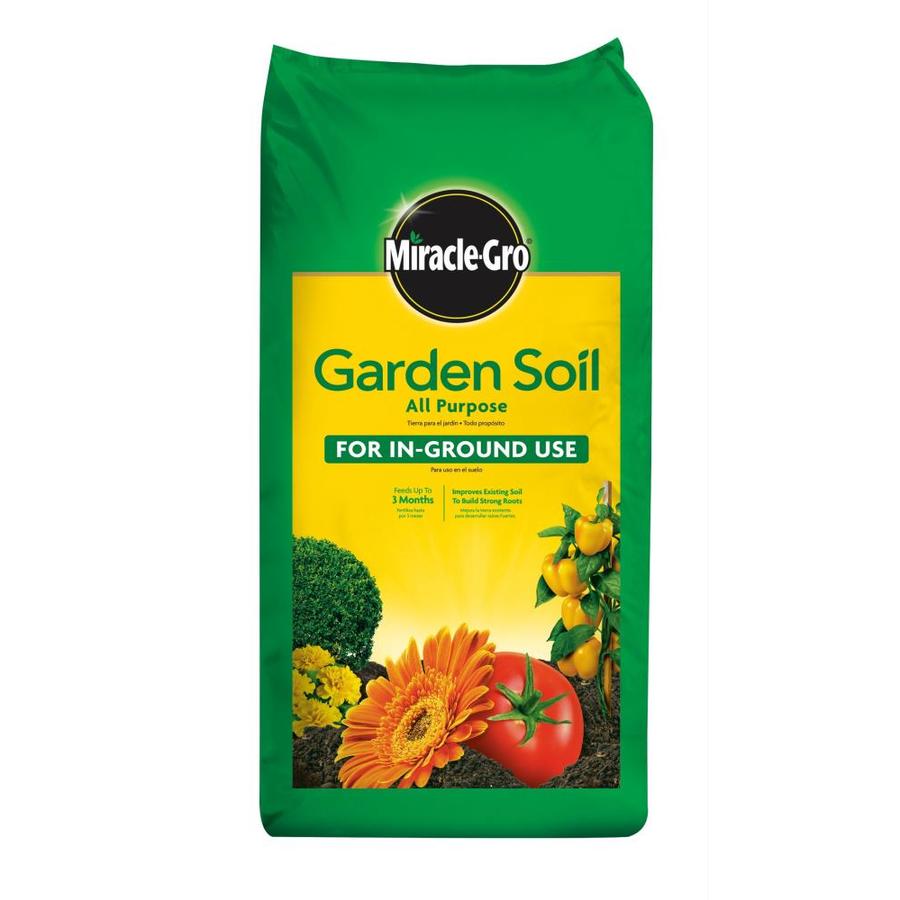 Miracle Gro All Purpose For In Ground Use 2 Cu Ft Garden Soil In The Soil Department At Lowes Com