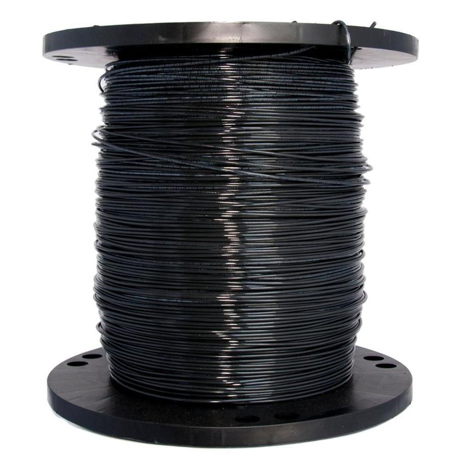 Southwire SIMpull 1000-ft 2-AWG Stranded Black Copper THHN Wire (By-the ...